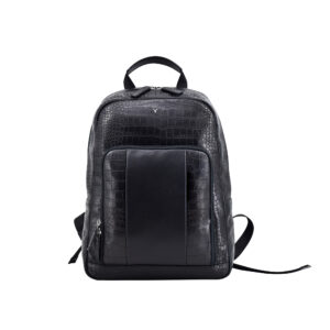 Croco Leather Backpack