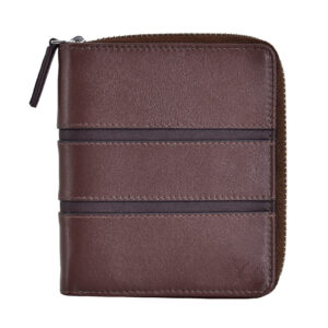 Men’s Bi fold Round Zip Wallet