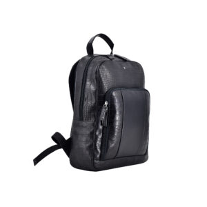 Croco Leather Backpack